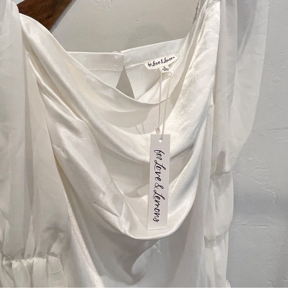 For Love And Lemons White Willow Mini Dress - Picture 9 of 16